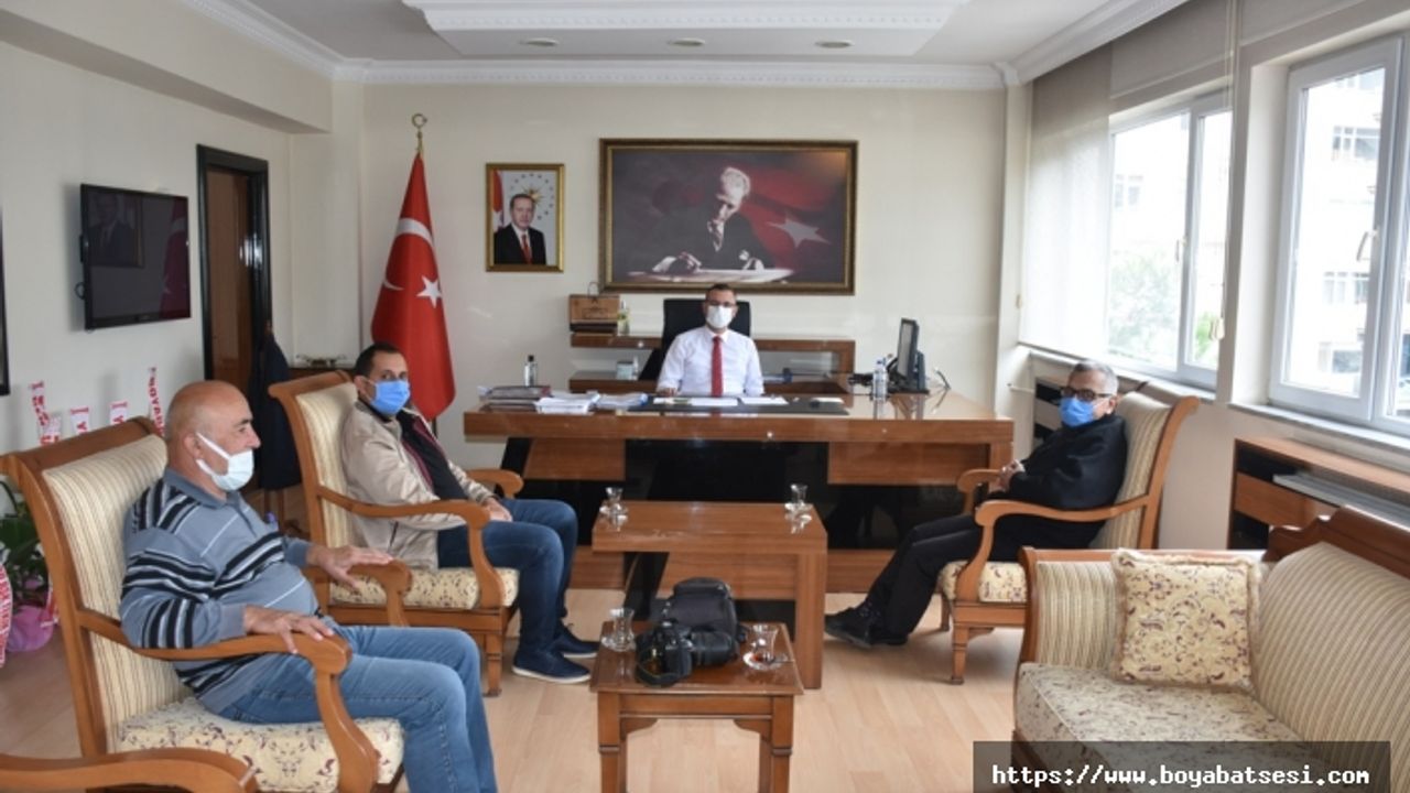 Gazetemizden Kaymakam Enver Yılmaz'a ziyaret