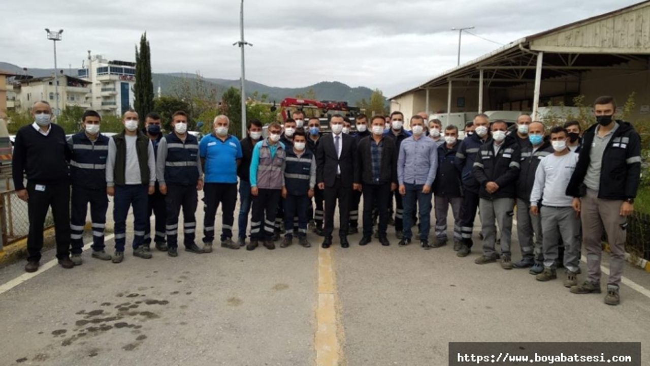 Kaymakam Yılmaz Boyabat Yedaş personelini ziyaret etti