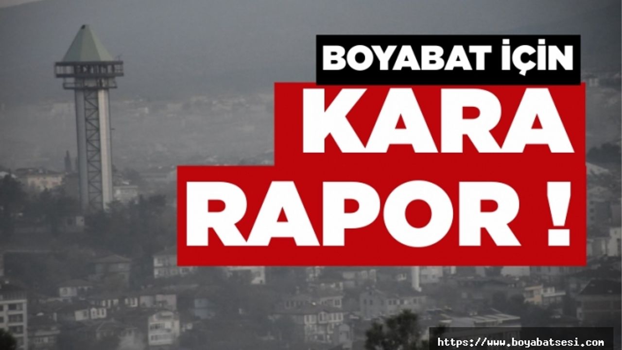Sinop hava kirliliğine bağlı ölüm yüzdesinde ilk 10'da 