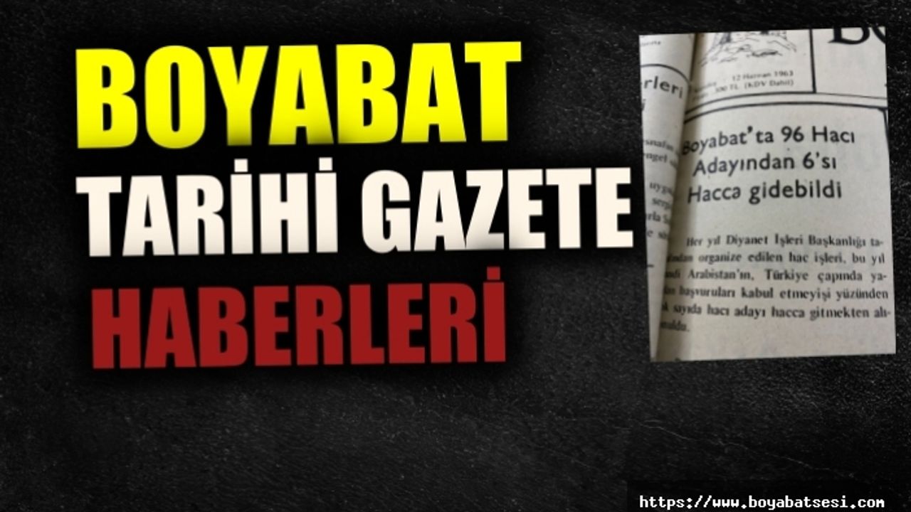 Boyabat’ta 1990 yılında 96 hacı adayından  sadece 6 tanesinin hacca gidebildiğini biliyor muydunuz ?