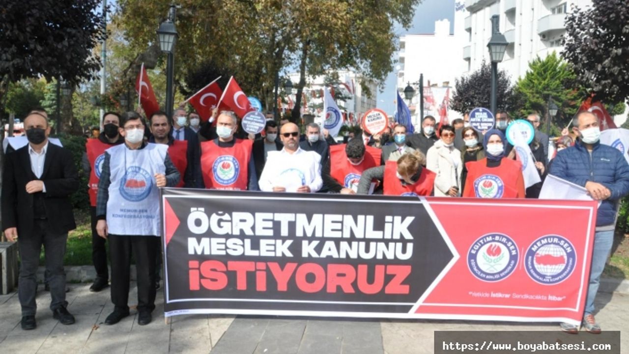 Eğitim-Bir-Sen: Öğretmenlik meslek kanunu istiyoruz !