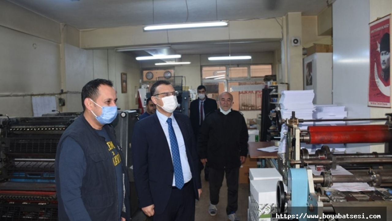 Boyabat Kaymakamı Enver Yılmaz'dan gazetemize ziyaret