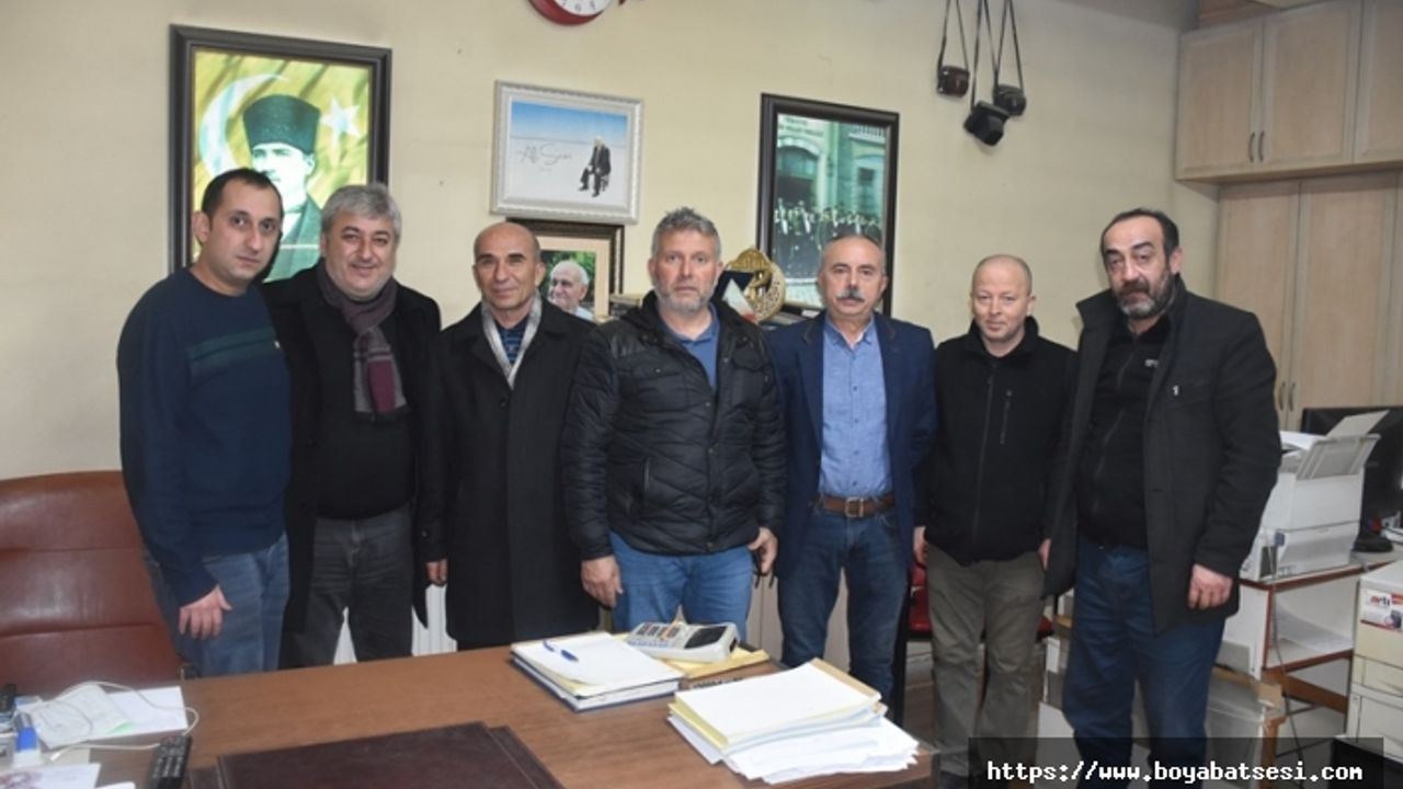 Ayancık Belediye Başkanı Hayrettin Kaya Boyabat Sesi Gazetesi'ni ziyaret etti