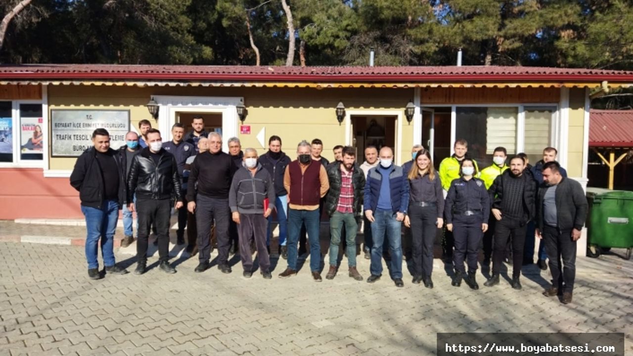 Boyabat Emniyeti'nin 32 yıllık personeli emekli oldu