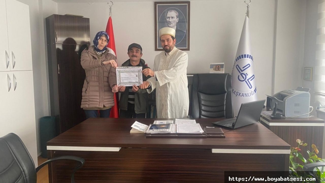 Hollandalı gelin Sinop'ta müslümanlığı seçti