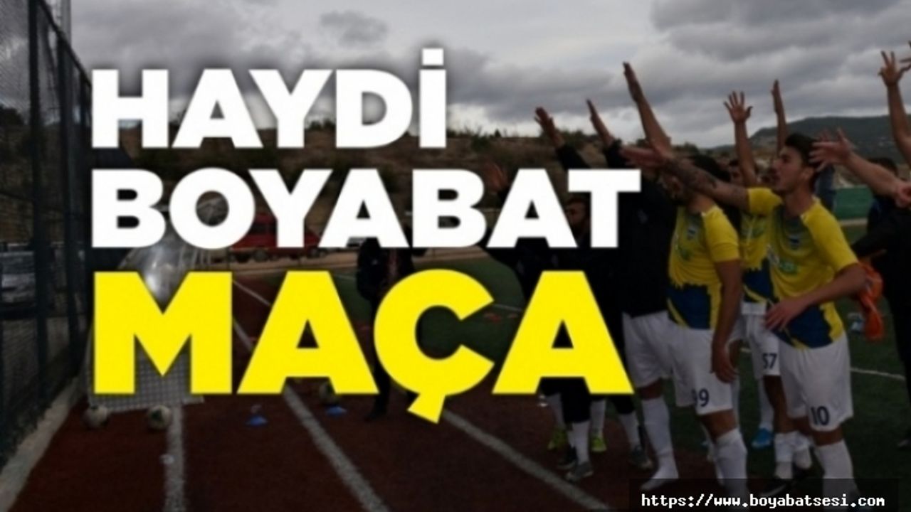 Boyabat lig lideri Merzifonspor'u ağırlıyor