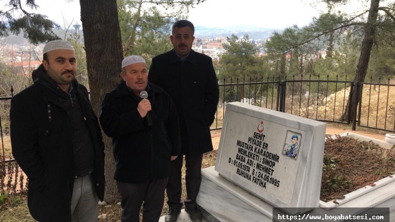 Boyabat Mezarlıklar Müdürlüğünce mezarlıkta Yasin-i Şerif okutuldu