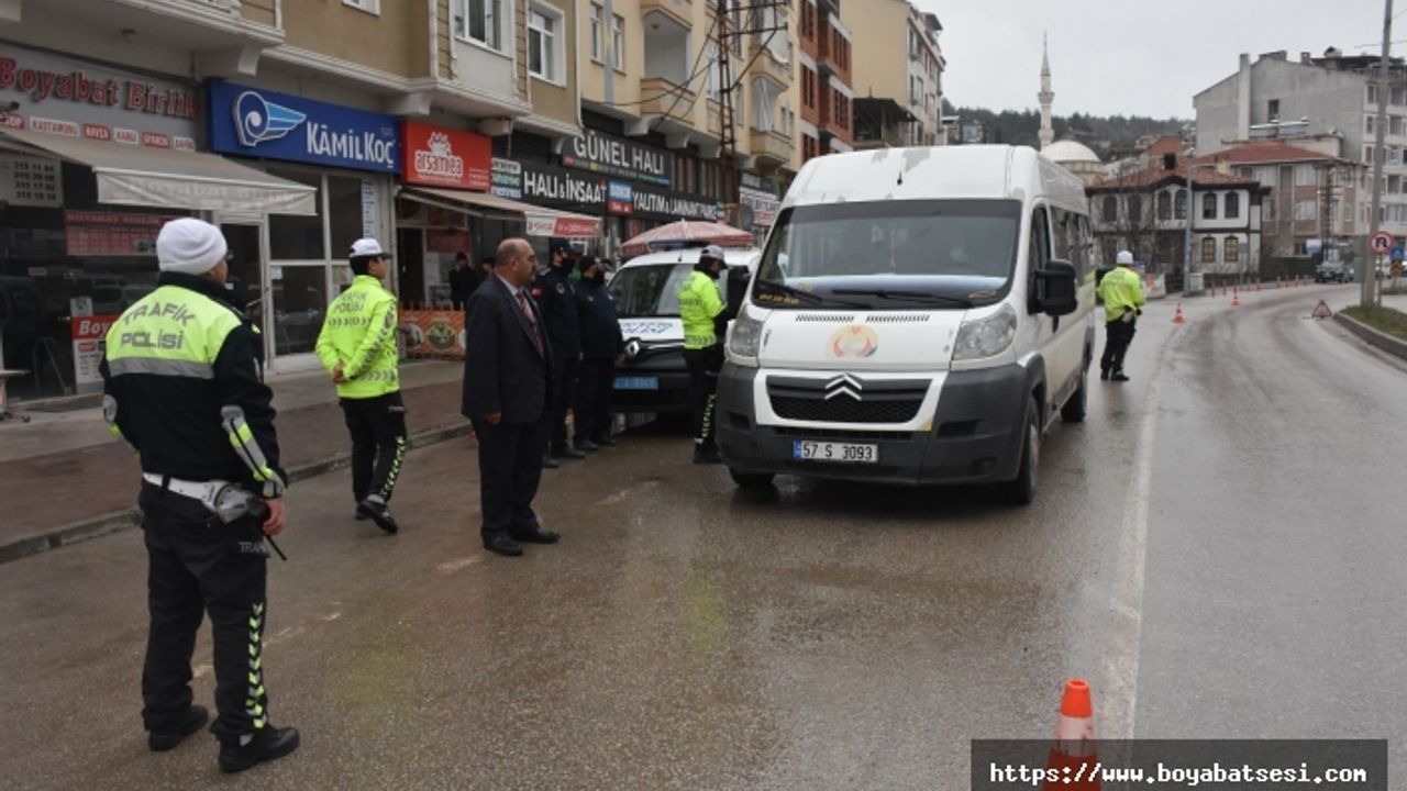 Boyabat'ta denetimler aralıksız sürüyor