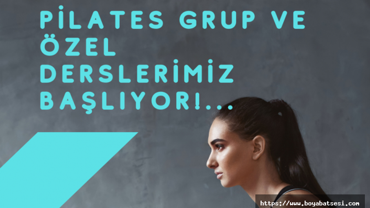 Boyabat'ta pilates grup ve özel dersler başladı