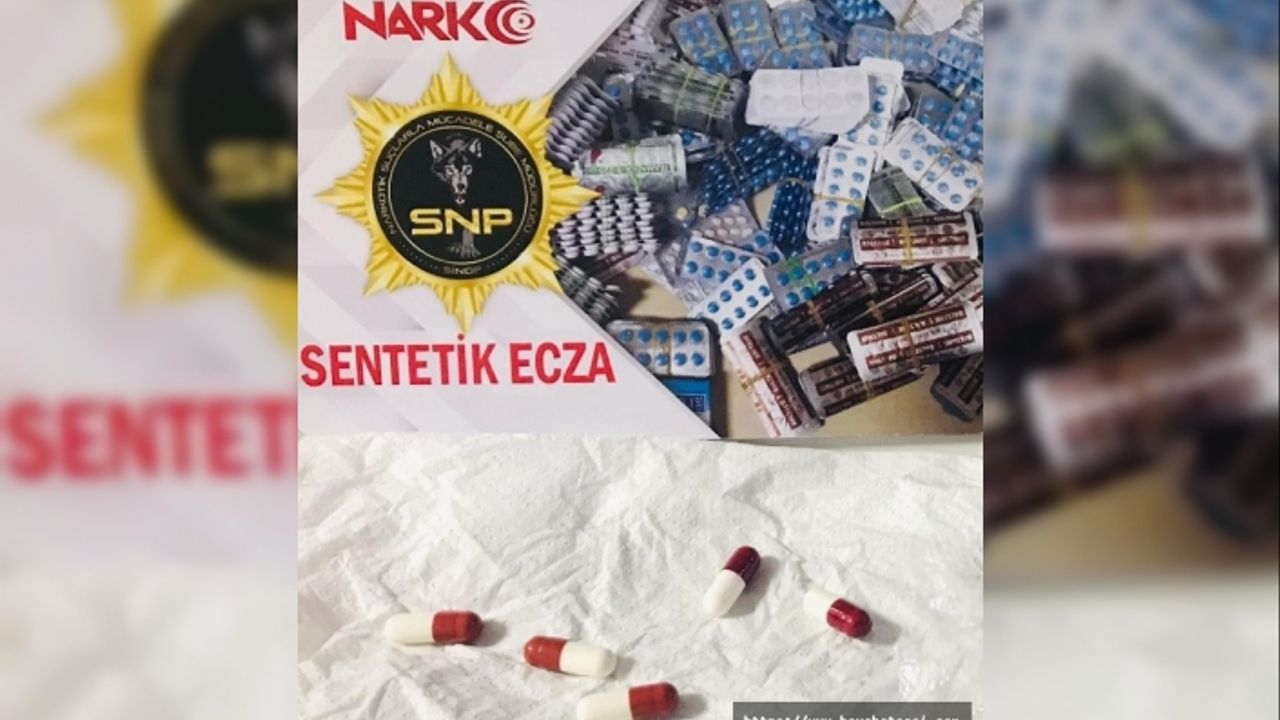 Sentetik ecza hap kullanan iki kişi yakalandı  