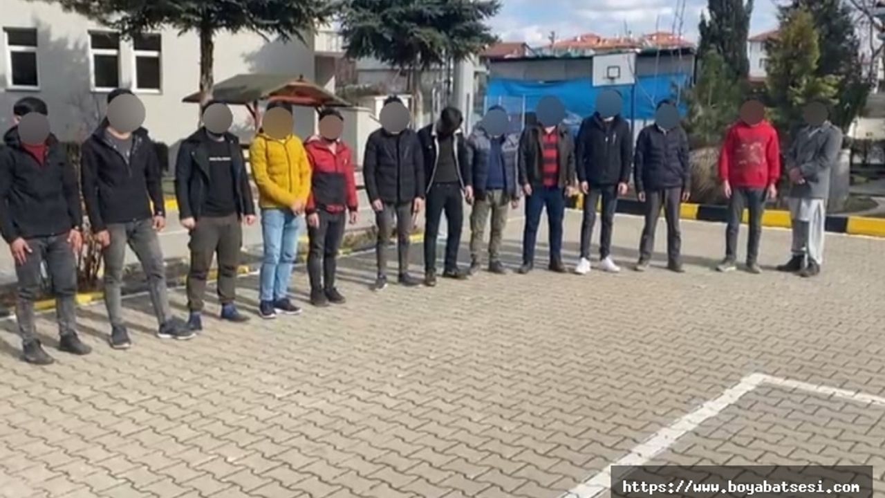 Ülkeye kaçak olarak girip Taşköprü'ye kadar geldiler
