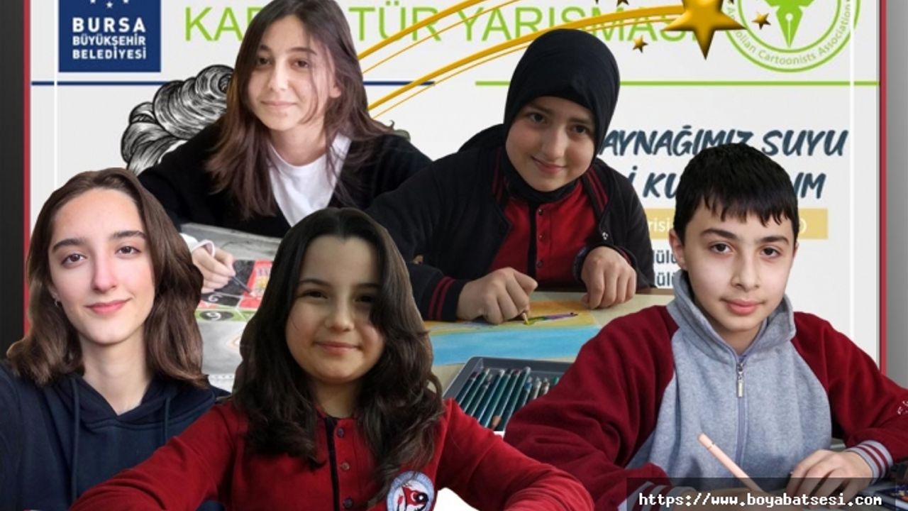 Boyabatlı genç çizerlerimize ödül yağmuru