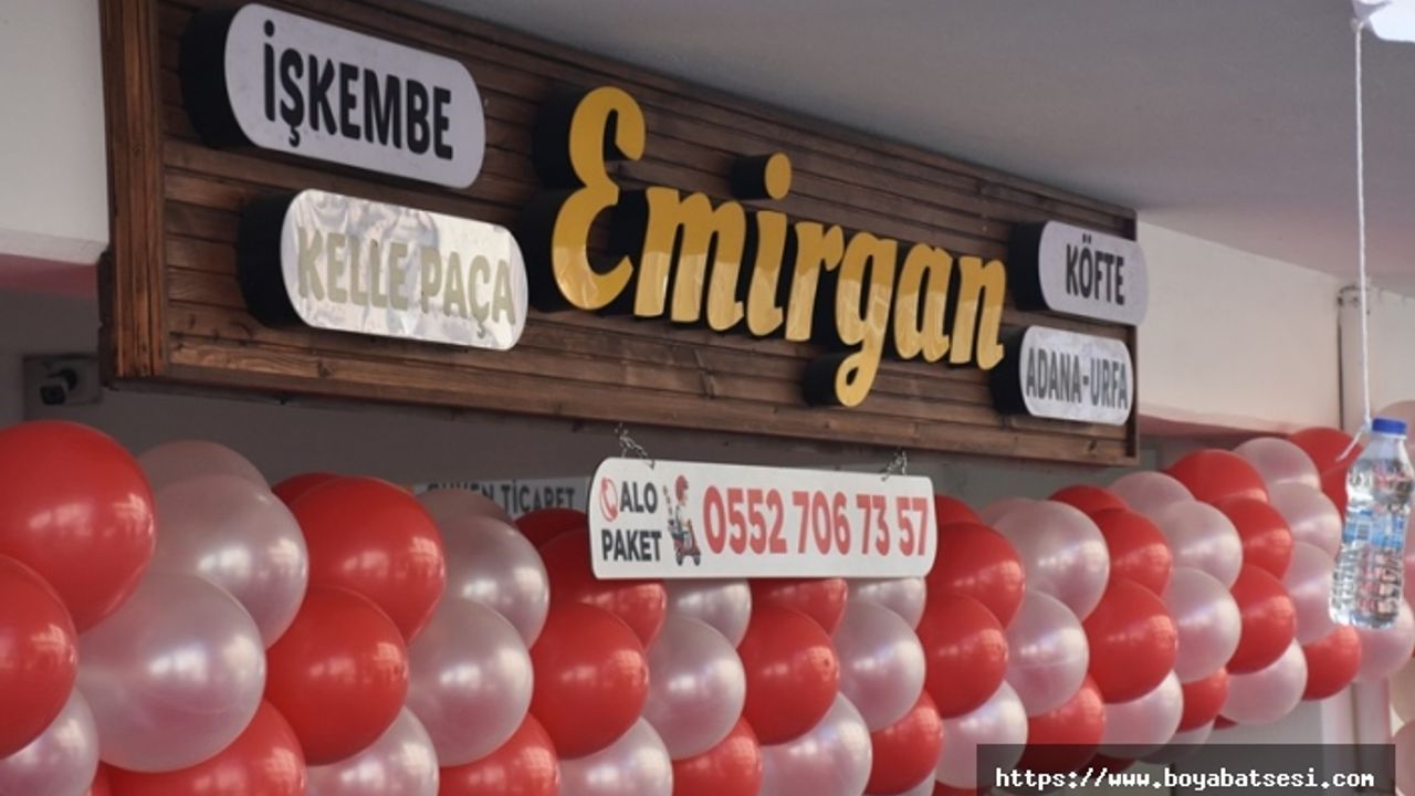 Boyabat Emirgan Izgara ve Çorba salonundan özel menüler