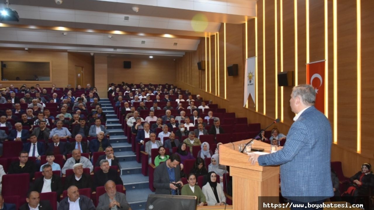 AK Parti Boyabat İlçe Başkanlığı tarafından bayramlaşma programı düzenlendi.