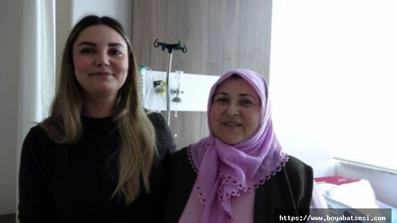 Böbrek ağrısı zannederek gittiği hastanede karnından  15 cm miyom çıktı