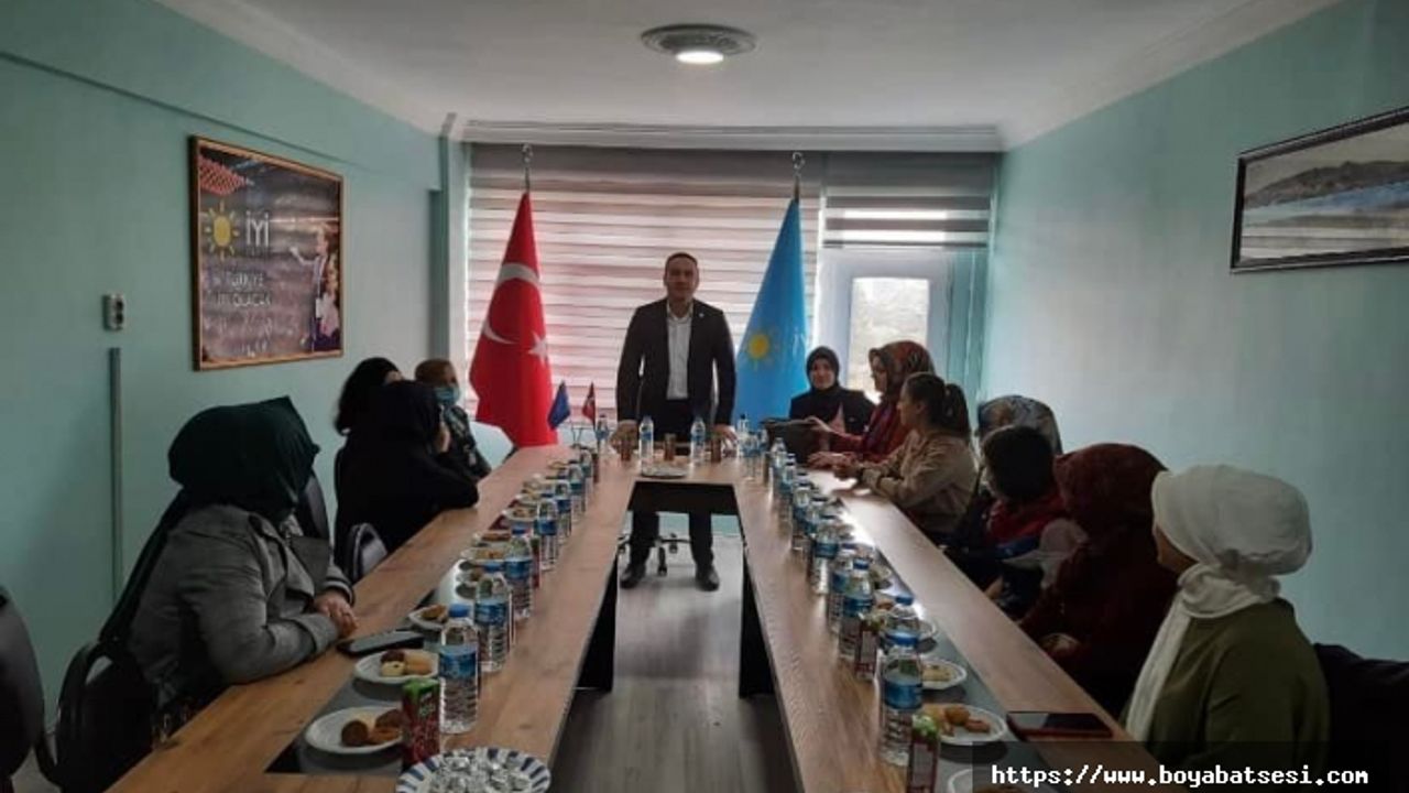 Boyabat İyi Parti'de Bayramlaşma programı