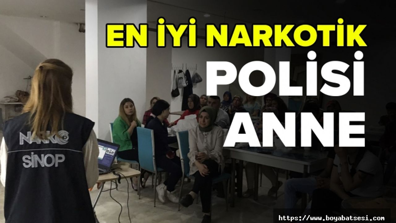 Narkotik Polisleri Boyabatlı anne ve anne adayları ile bir araya geldi