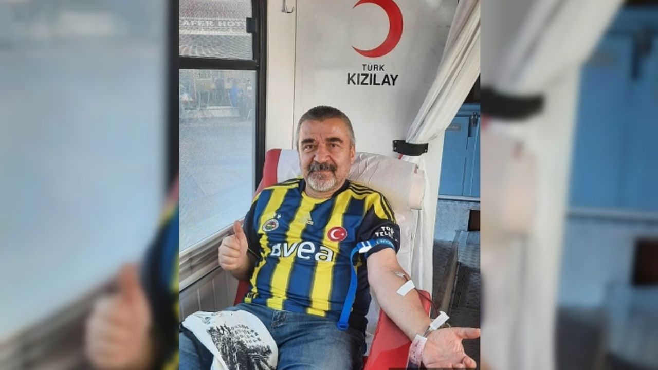Boyabatlı hemşehrimiz kan bağışında "Altın Madalyaya" koşuyor.