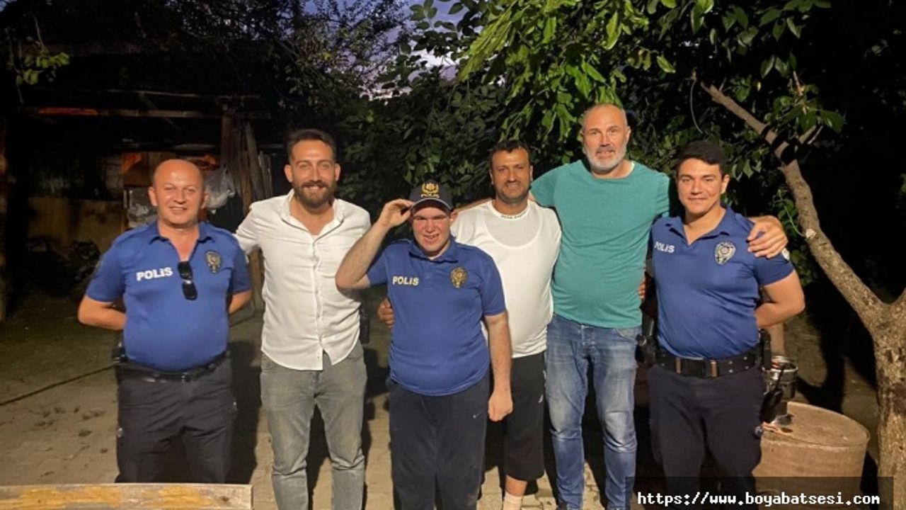 Boyabat Emniyeti engelli gencin hayalini gerçekleştirdi