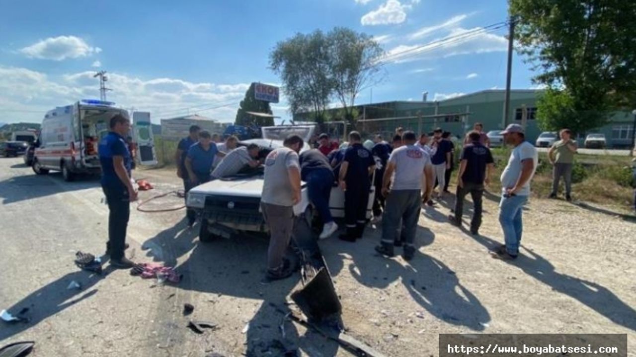 Boyabat Kastamonu yolunda feci kaza 1 ölü !