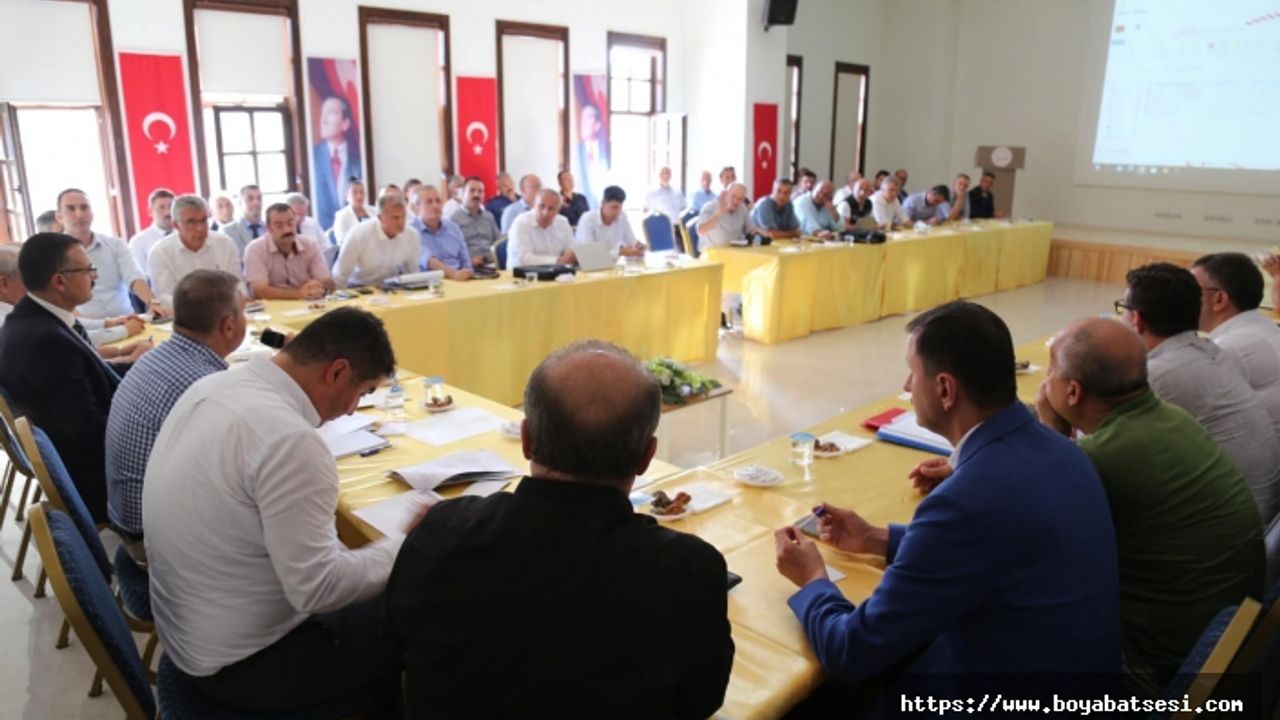 Boyabat’ta 2022 yılı İlçe Koordinasyon toplantısı gerçekleştirildi
