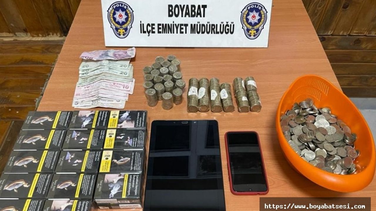 Boyabat’ta hırsızlık zanlısı 1 kişi tutuklandı !