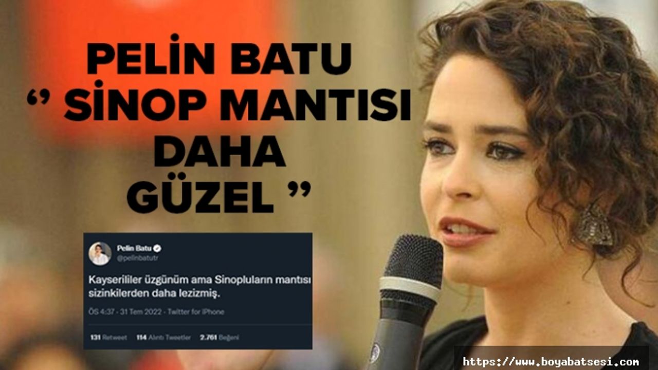 Oyuncu Pelin Batu'dan Kayserilileri üzecek paylaşım 