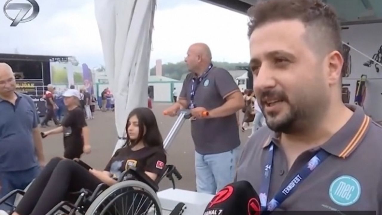 Engelleri aşacak o proje TEKNOFEST'te tanıtıma çıktı