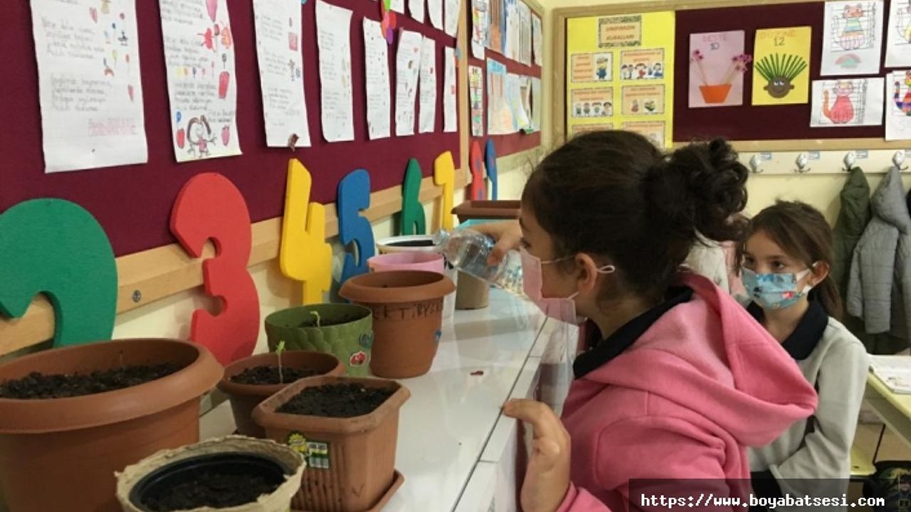 TEMA Vakfı Boyabatlı çocukların akıl ve kalbine dokundu