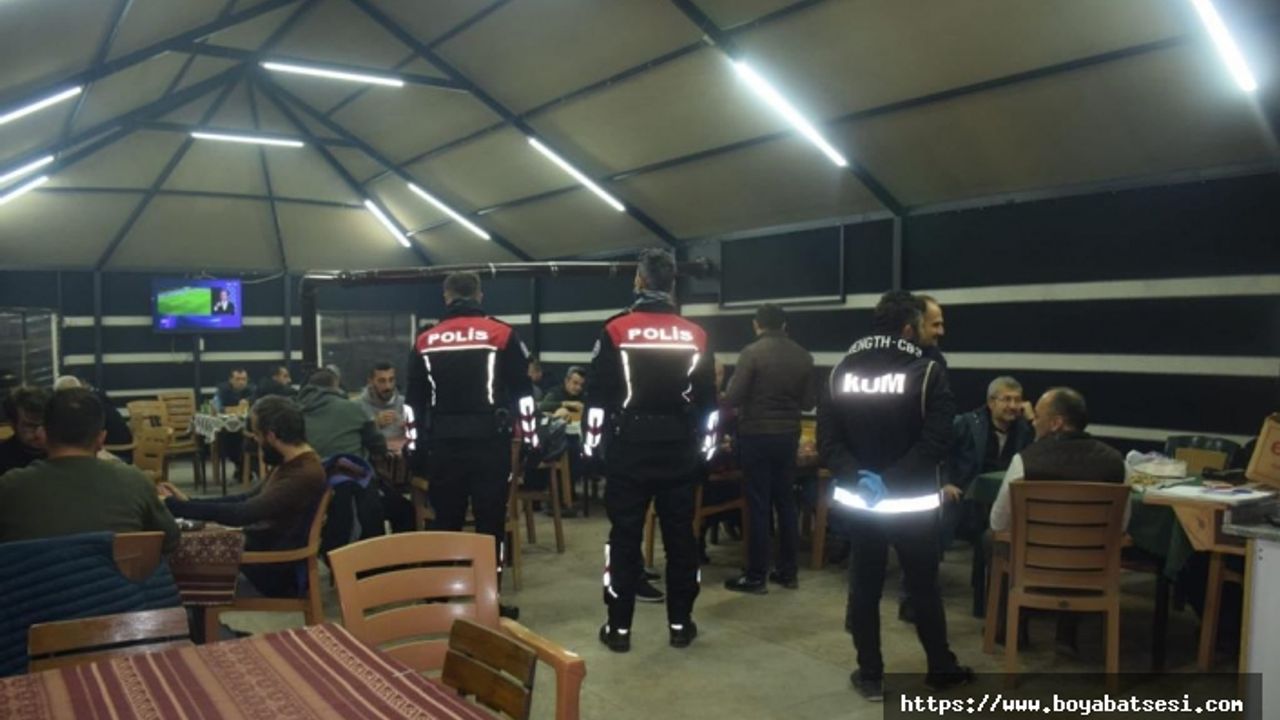 Boyabat'ta genel asayiş ve huzur uygulaması yapıldı