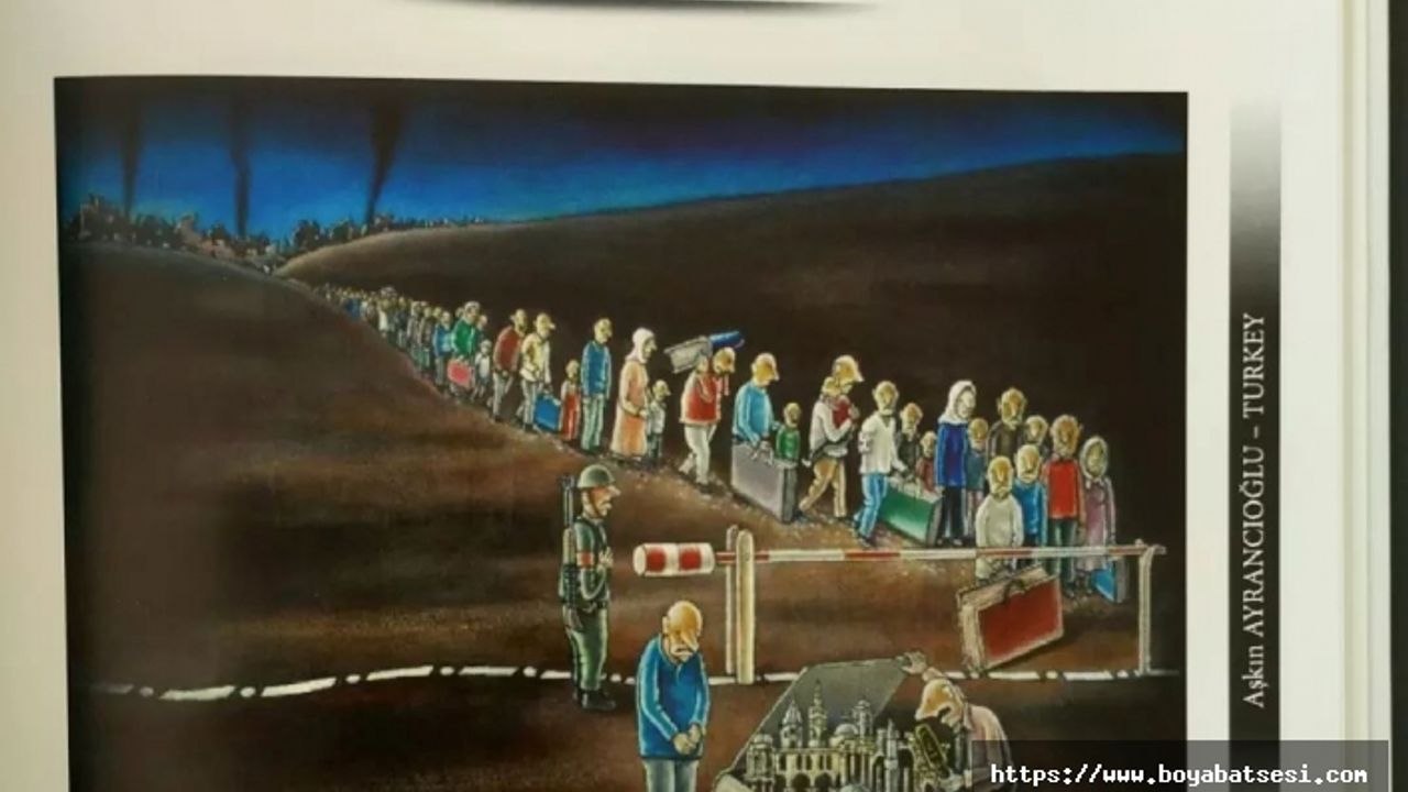 Boyabatlı çizerlerin eserleri uluslararası albümde