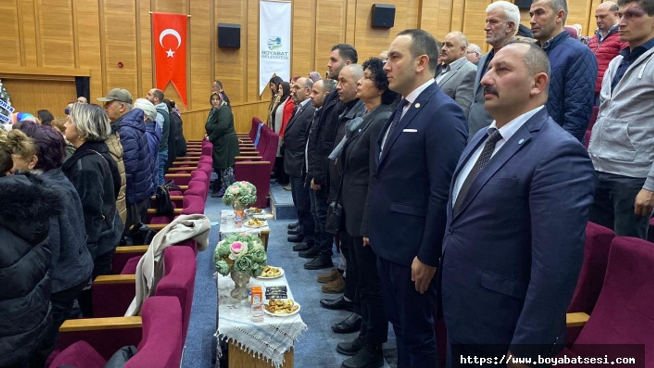 Boyabat İYİ Parti İlçe Kongresi gerçekleşti Mithat  Mor güven tazeledi