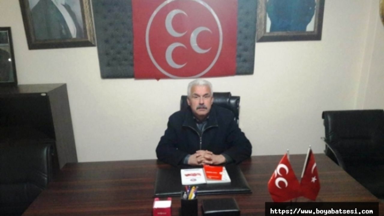 Boyabat MHP İlçe Başkanı Erdoğan ‘’ İlçe Başkanlığından ayrılıyorum ‘’
