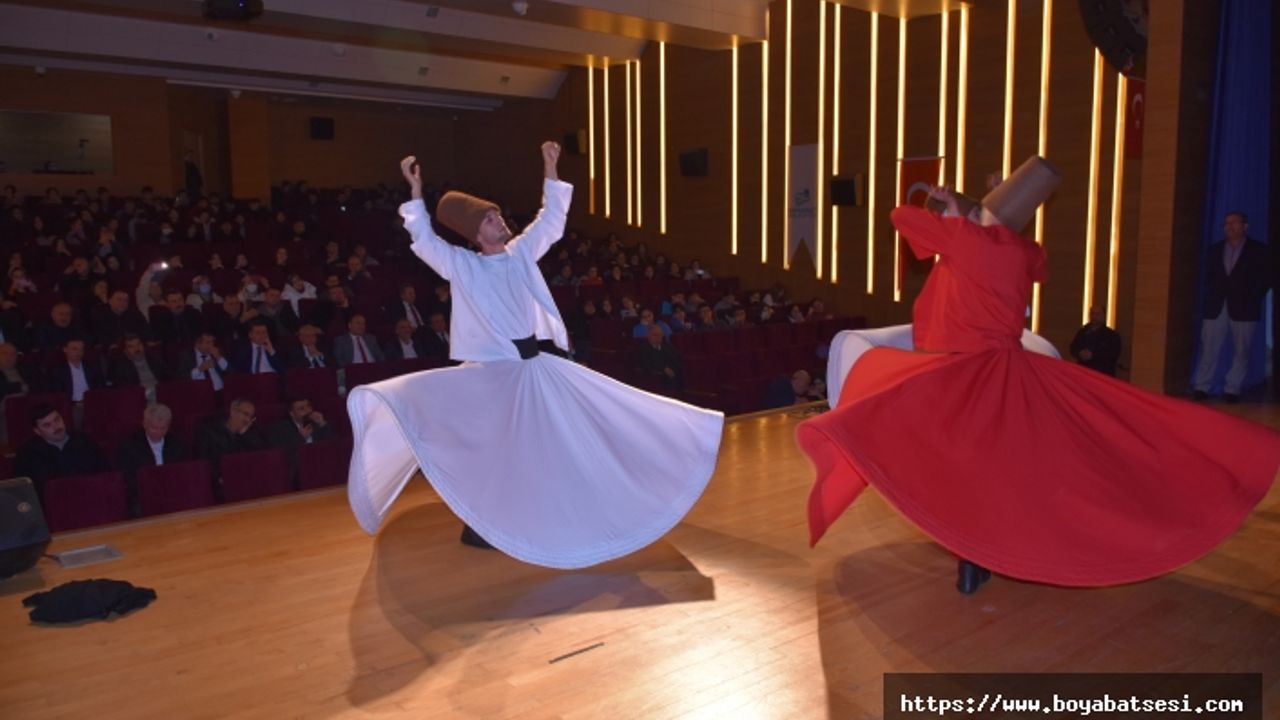 Boyabat'ta Mevlana'yı anma programı düzenlendi