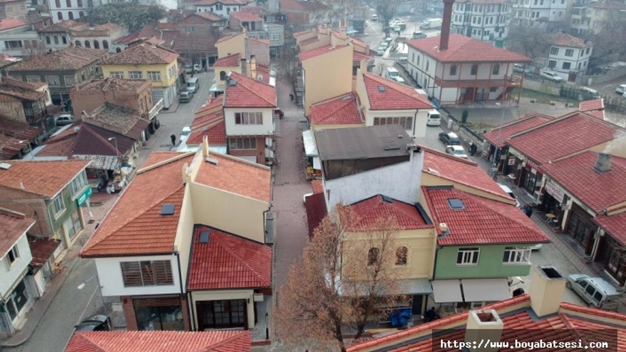 Tarihi Boyabat Orta Çarşı restorasyonunda birinci etap tamam