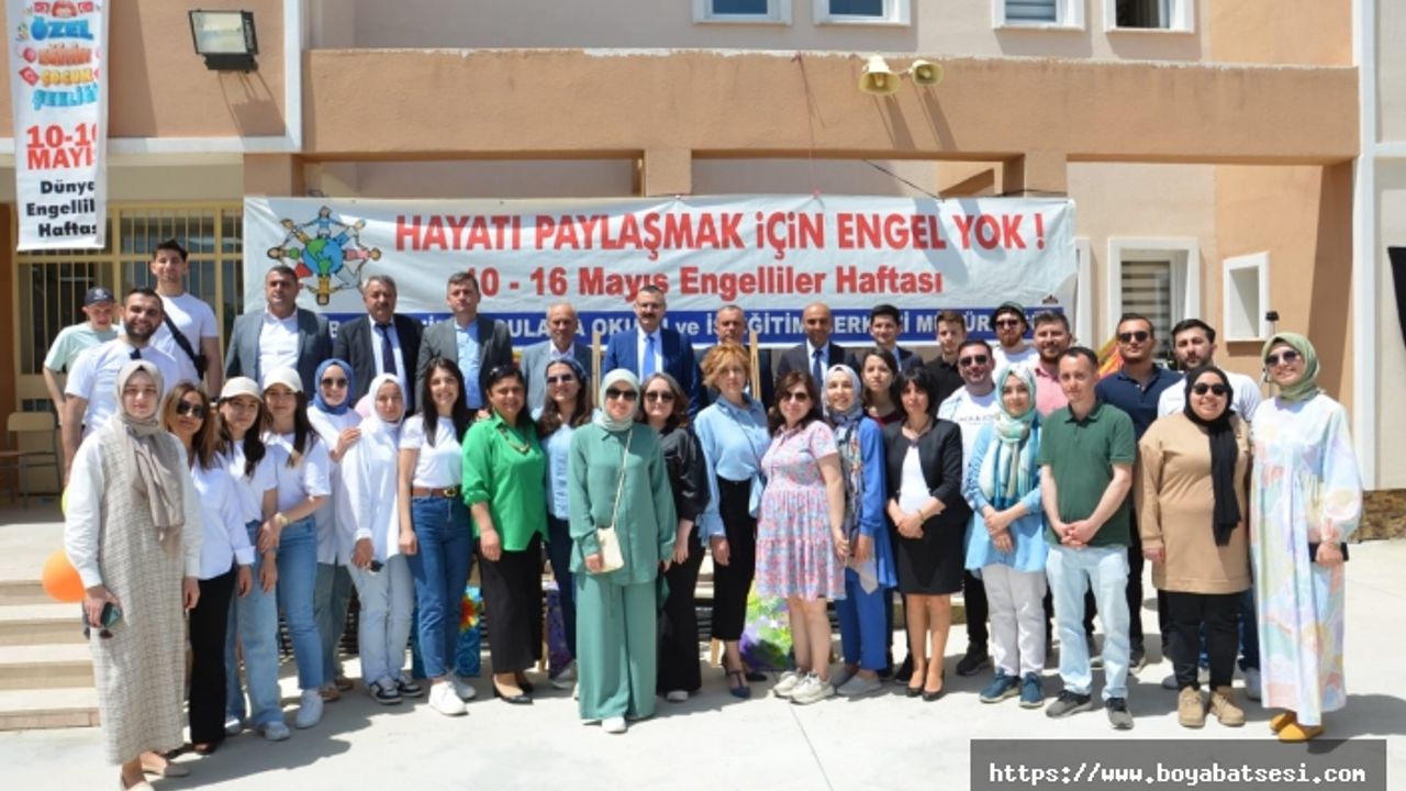 Boyabat Özel Eğitim Uygulama okulunda Engelliler Haftası etkinlikleri