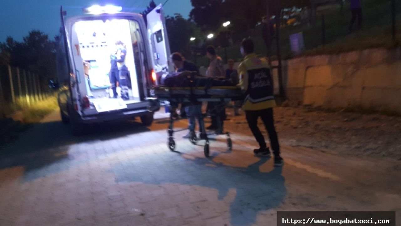 Boyabat’ta görünmez kaza ! Korkuluk kırılınca vatandaş aşağıya düştü