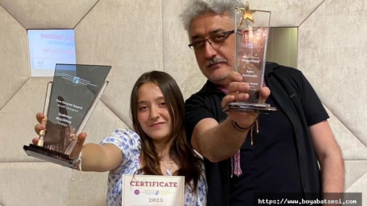 Boyabatlı öğrenci Sudenur dünya ikincisi oldu