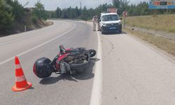 Boyabat'ta Motosiklet Kazası 2 yaralı !