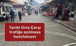 Tarihi Orta Çarşı trafiğe açılmaya hazırlanıyor