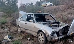 Boyabat Kastamonu yolundaki trafik kazasında 2 kişi yaralandı