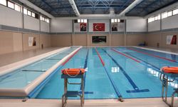 Boyabat Yarı Olimpik Yüzme Havuzu’na Eğitim İçin Portatif Kulvar Konuldu