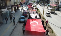 Boyabat'ta Gençlik Yürüyüşü ve Çelenk Sunma programı gerçekleştirildi