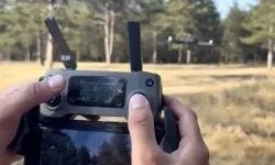 Boyabat jandarmasından orman yangınlarına karşı dronlu denetim