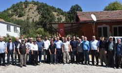 Boyabat'ta su sıkıntısı yaşayan köyde su sayaçları bağlamasıyla sorun giderildi.