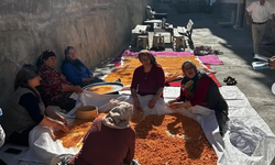 Boyabat’ta Kadınlar İmece Usulüyle Kışlık Tarhana Hazırlıyor