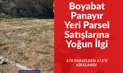 Boyabat Panayırına esnafın ilgisi büyük !