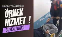 İtfaiyeden örnek hizmet
