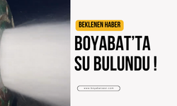 Boyabat’ta Su Arayışında Büyük Başarı: Saniyede 50 litre su basıyor