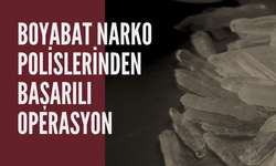Boyabat’ta Narkotik Ekiplerinden Başarılı Operasyon